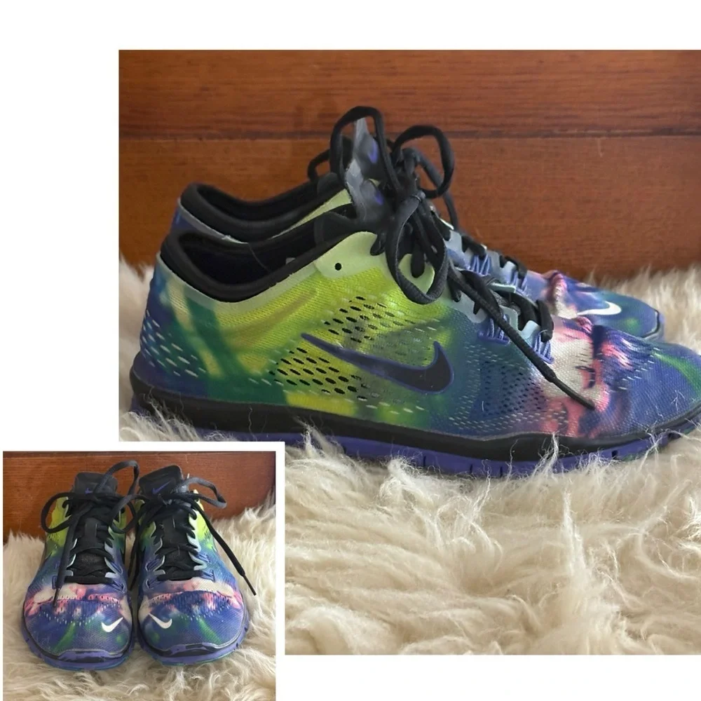 Nike Tie Dye Free 5.0 TR Fit 4 Training Running Sneakers
